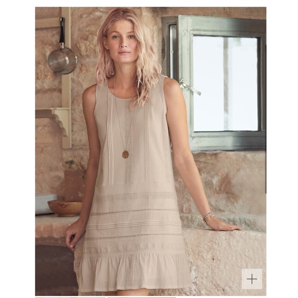 Garnet Hill Dresses & Skirts - Garnet Hill Lace-Detail Trapeze Dress 2
